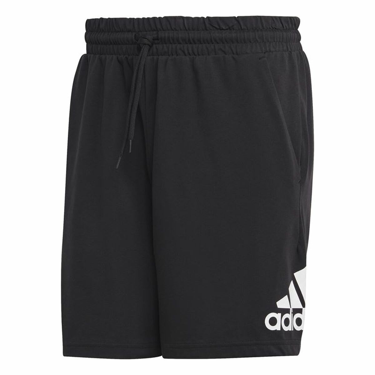Pantalón Corto Deportivo Adidas Essentials Logo Negro