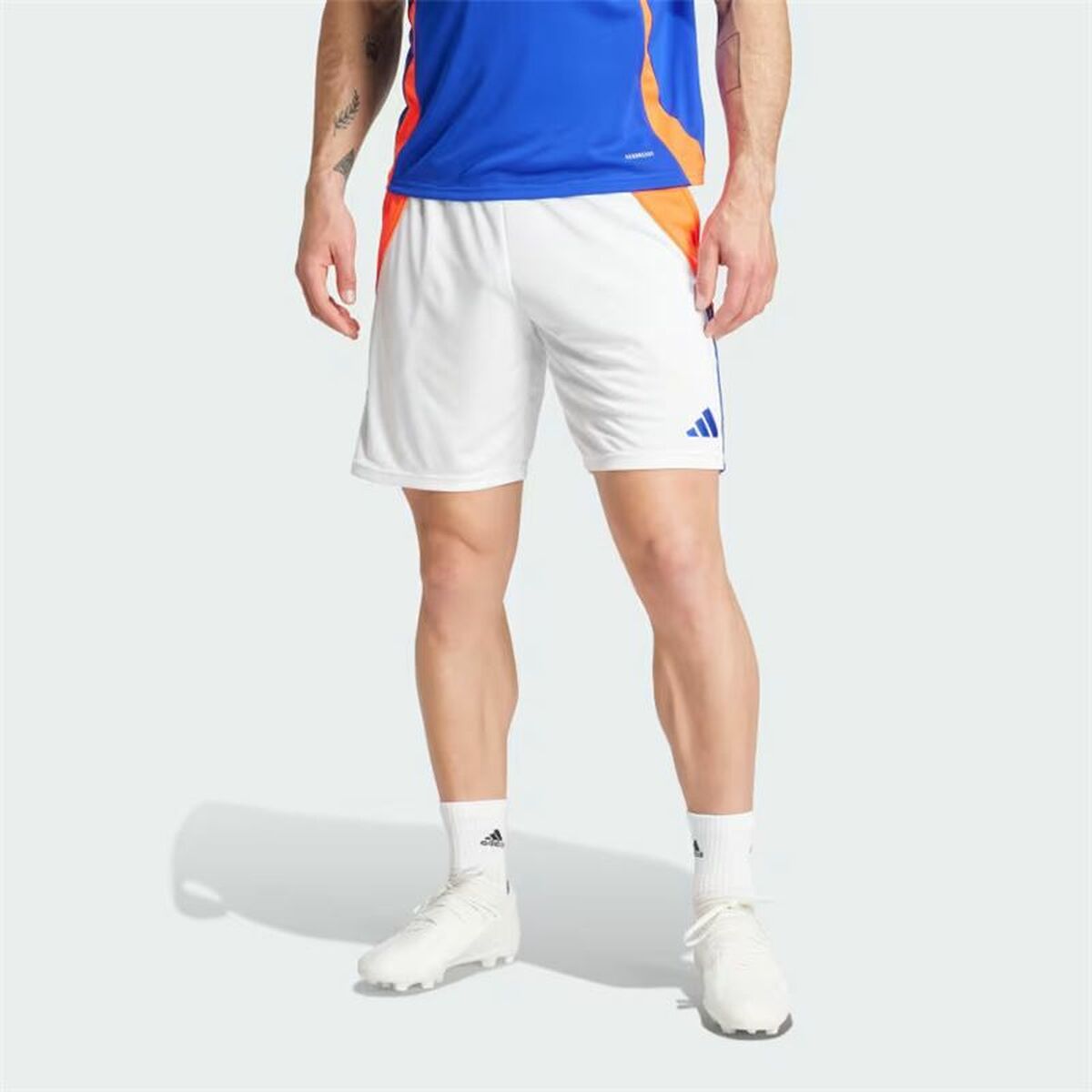 Pantalón Corto Deportivo Adidas Tiro24 Training Blanco