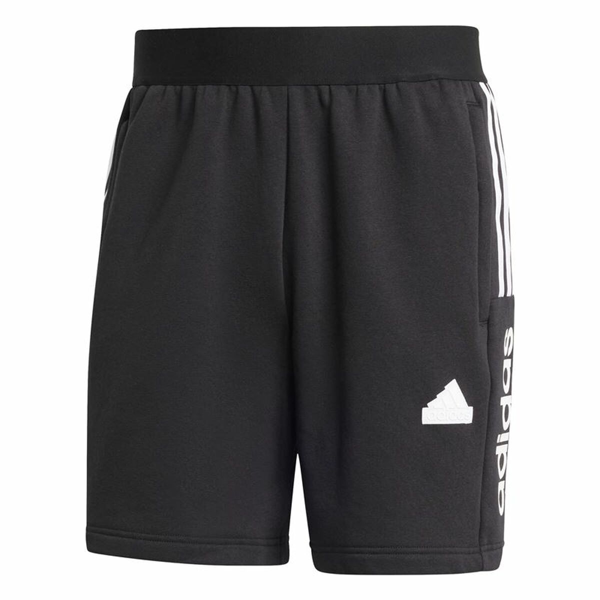 Pantalón Corto Deportivo Adidas House Of Tiro Fleece Negro