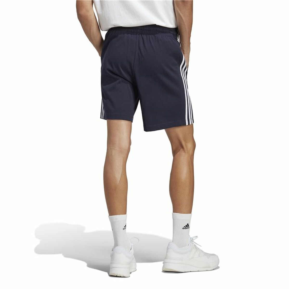 Pantalón Corto Deportivo Adidas M 3S Sj 7 Negro