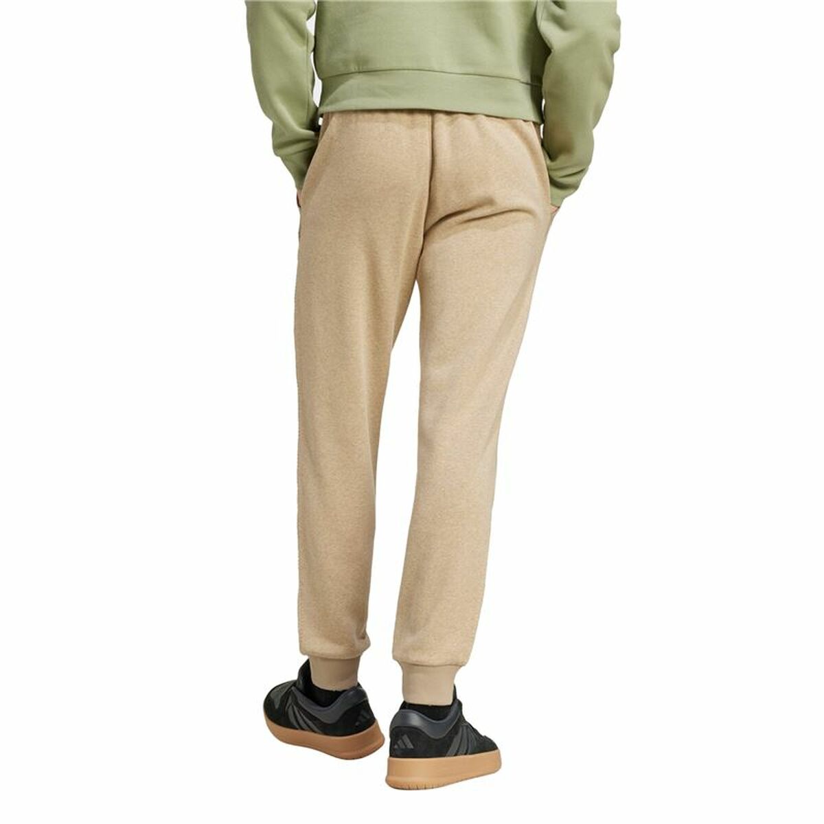 Pantalón Largo Deportivo Adidas Seasonal Essentials Melange Marrón Hombre