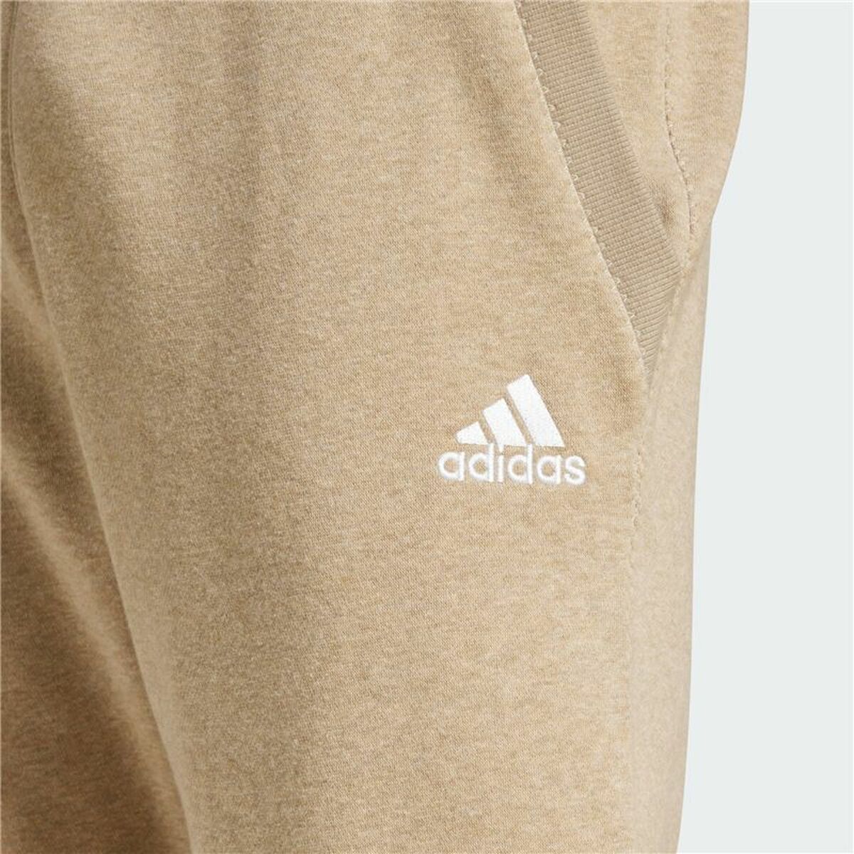 Pantalón Largo Deportivo Adidas Seasonal Essentials Melange Marrón Hombre