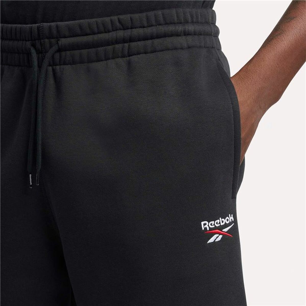 Pantalón Corto Deportivo Reebok Identity Smal Negro