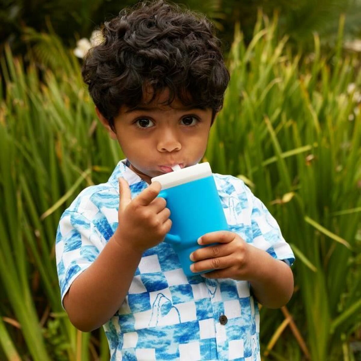 Vaso de Aprendizaje Infantino Azul