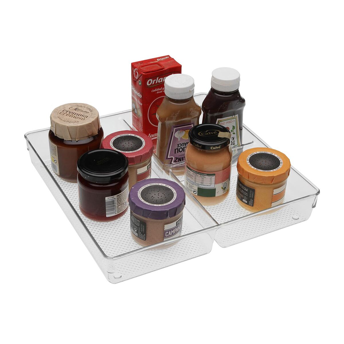 Organizador para Cubiertos Versa Transparente Plástico 30,6 X 5,6 X 30,6 CM