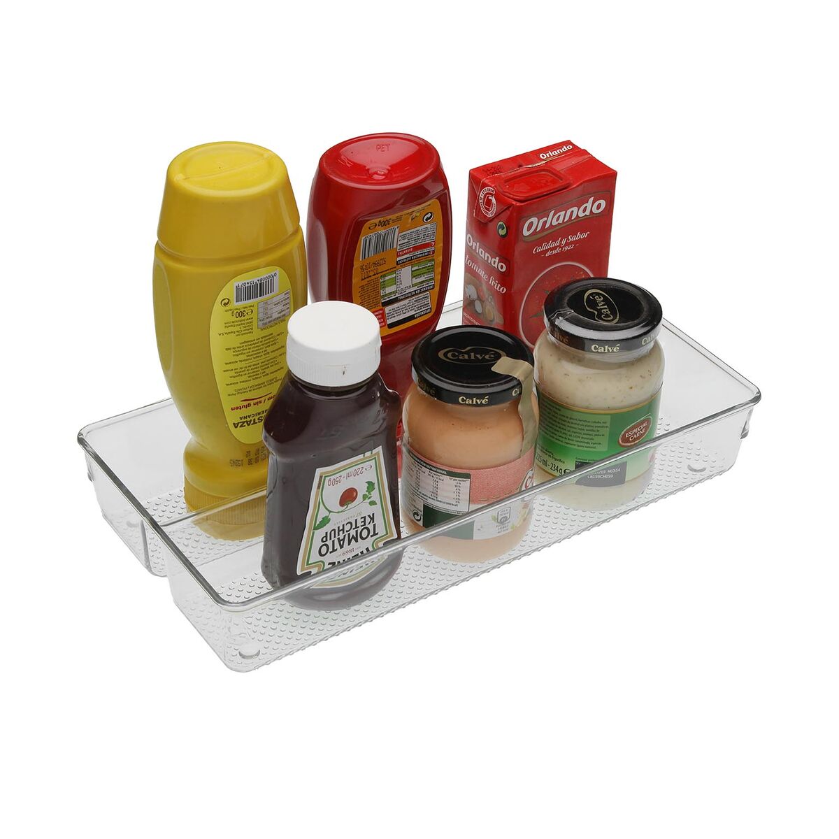 Organizador para Cubiertos Versa Transparente Plástico 30,7 X 5,8 X 15,3 CM