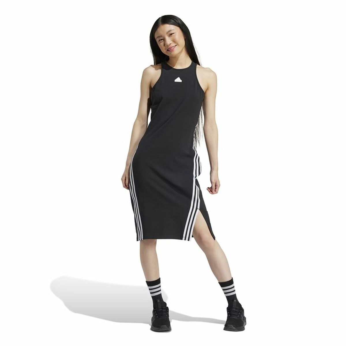 Vestido Adidas Fi 3S Essentials Negro