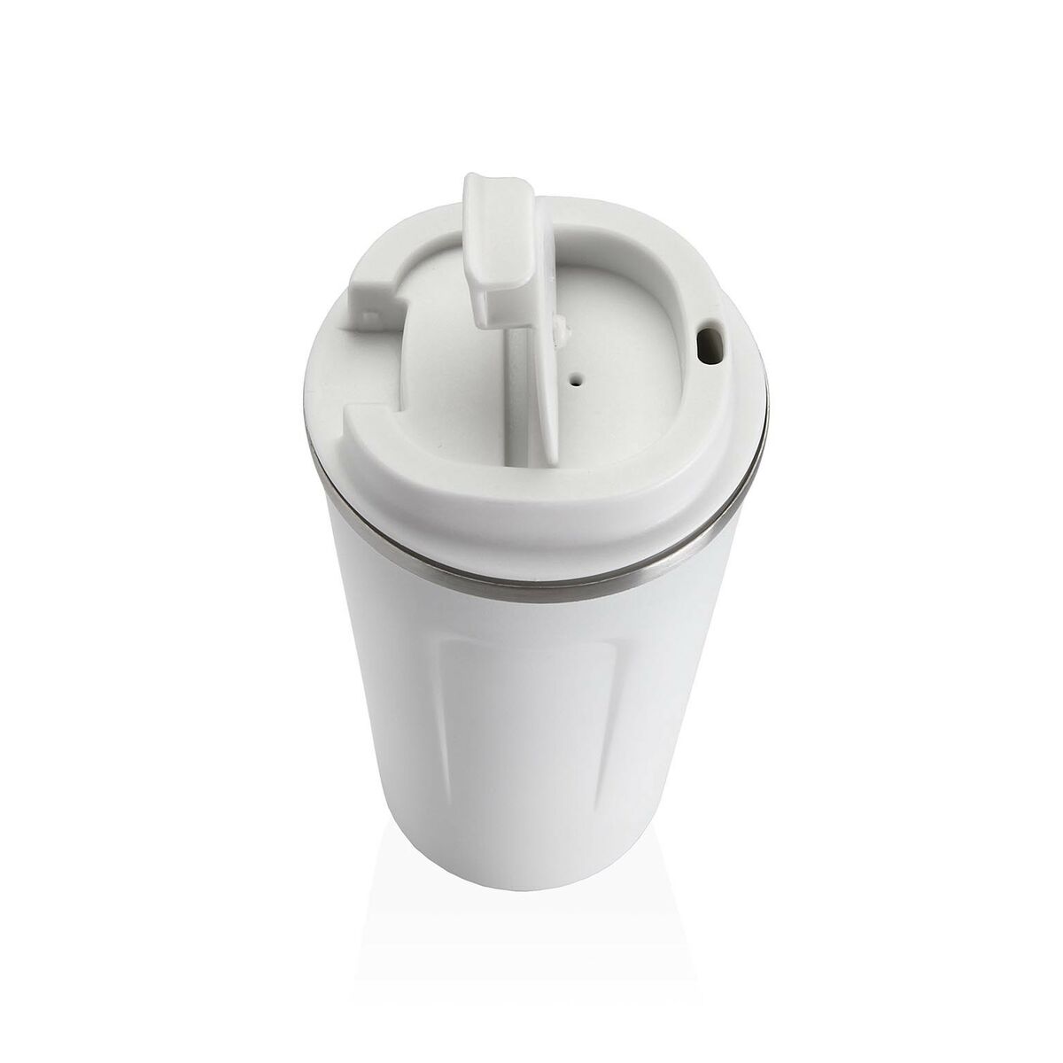 Vaso con Tapa Versa Blanco Acero Polipropileno 510 ml