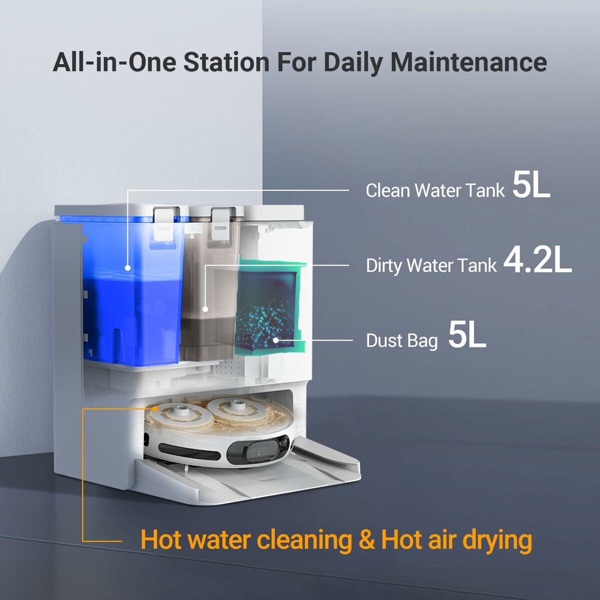 Robot Aspirador Ezviz 5200 mAh