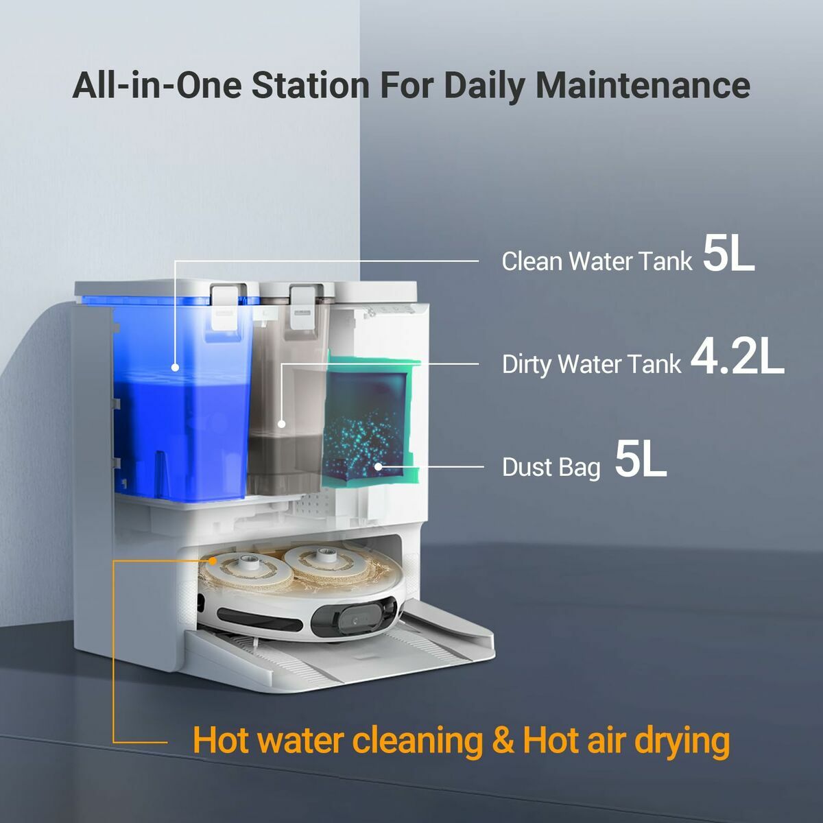 Robot Aspirador Ezviz 5200 mAh