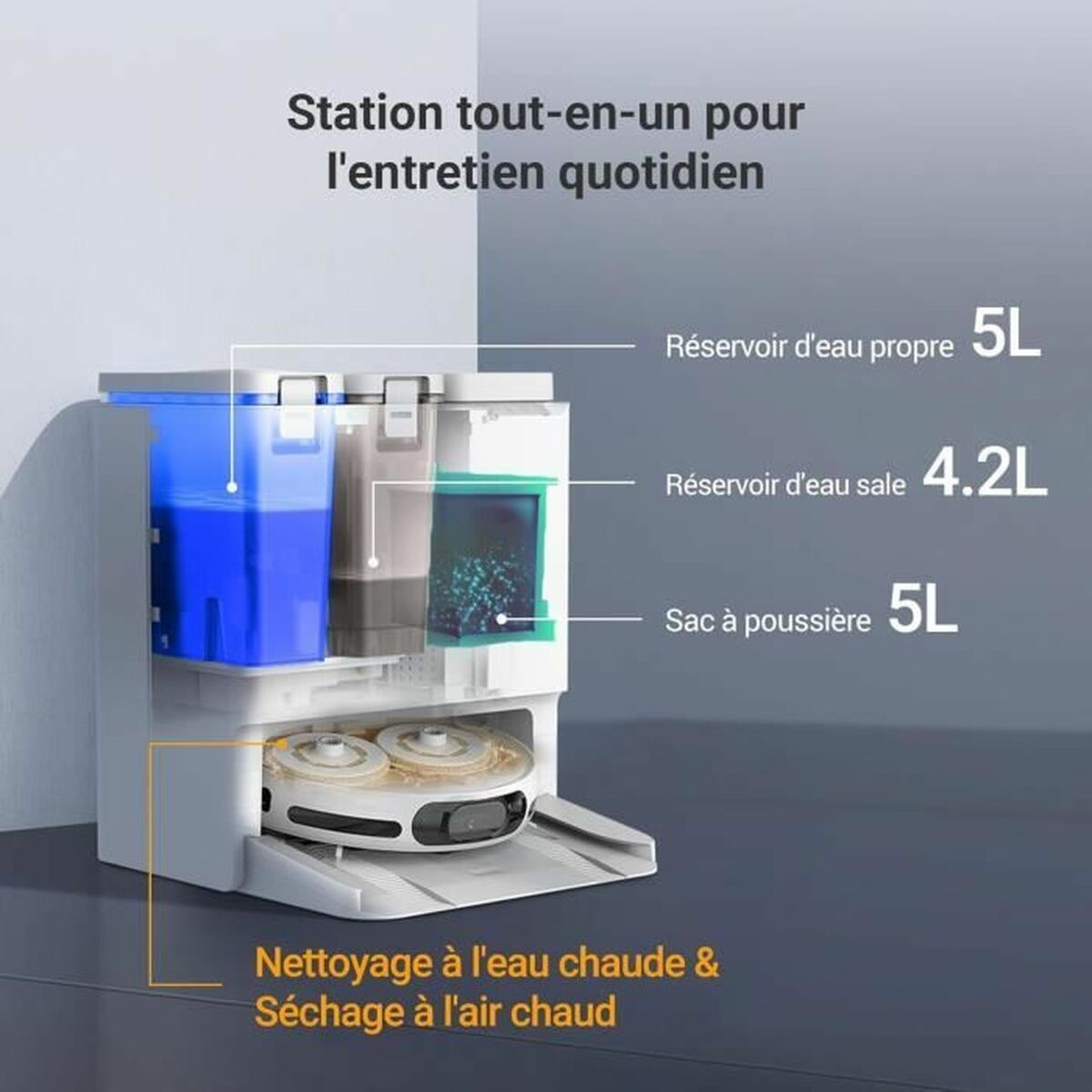 Robot Aspirador Ezviz 5200 mAh