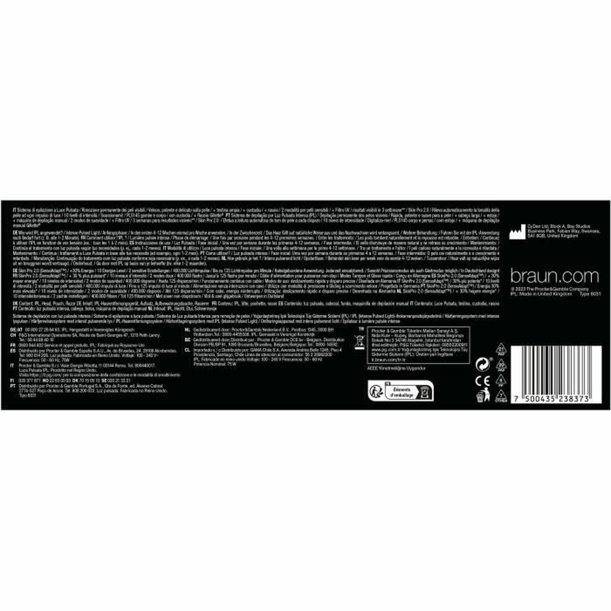 Depiladora Eléctrica Braun