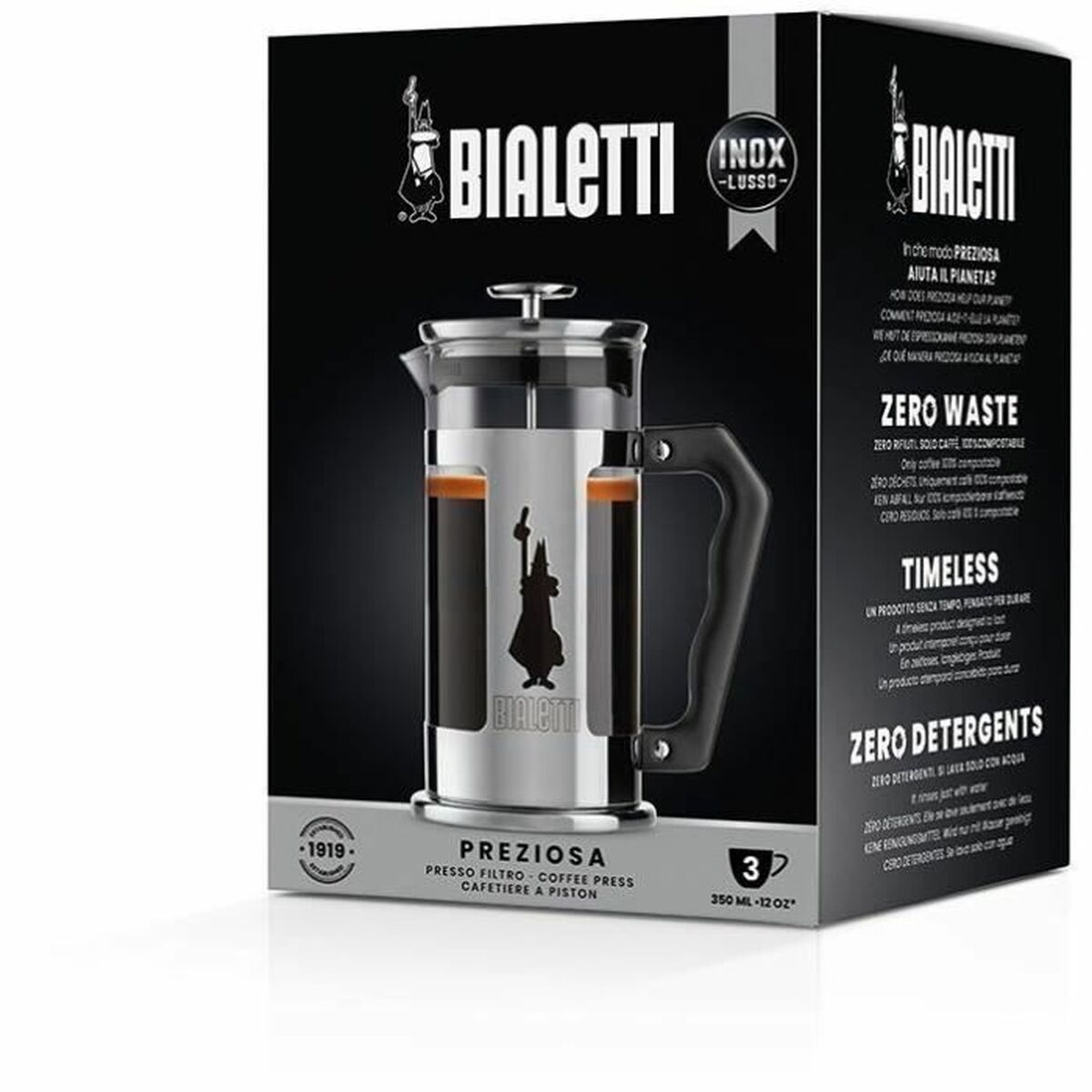 Cafetera de Émbolo Bialetti Gris 350 ml