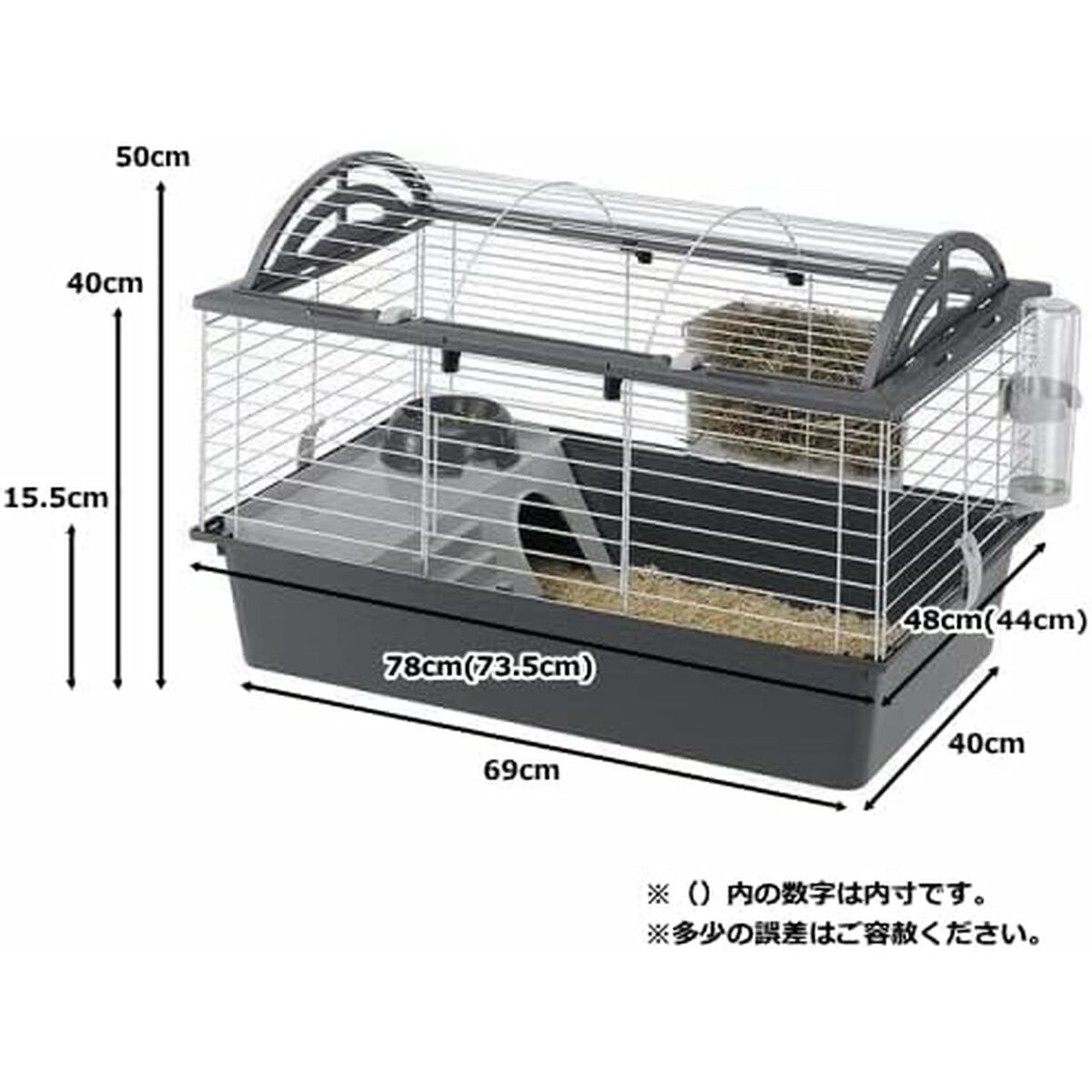 Jaula Ferplast Plástico Metal/Plástico