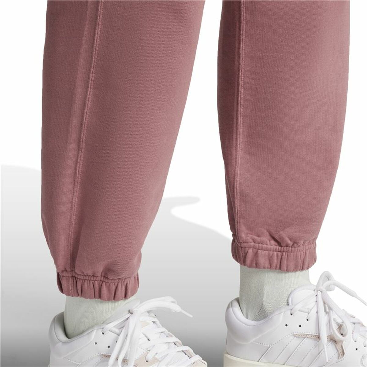 Pantalón Largo Deportivo Adidas All Szn French Terry Loose Rosa Mujer