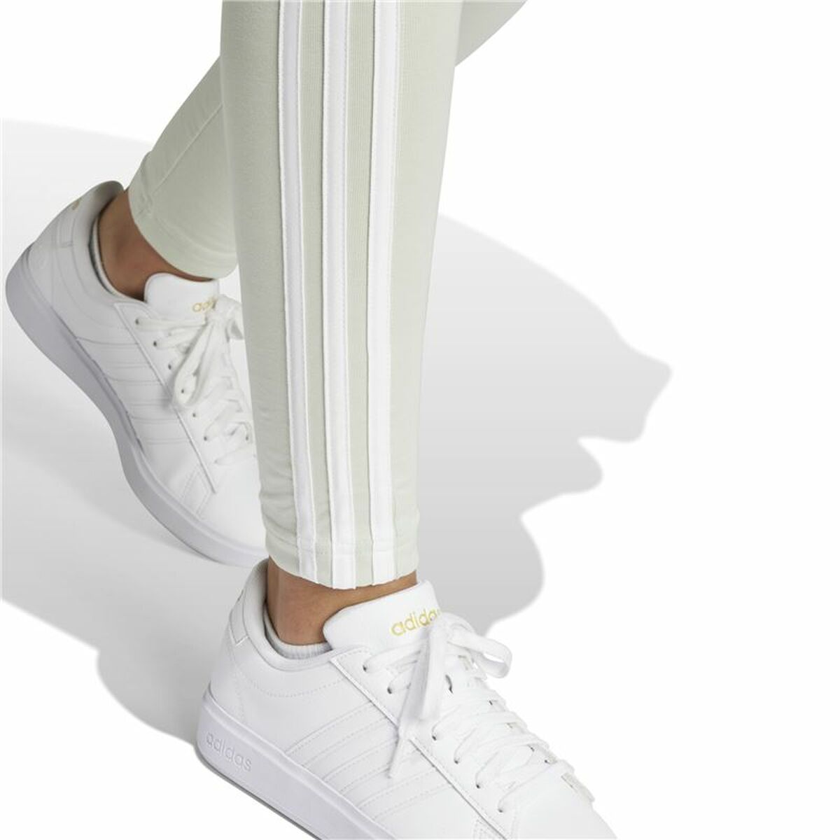 Mallas Deportivas de Mujer Adidas Essentials 3-Stripes Verde