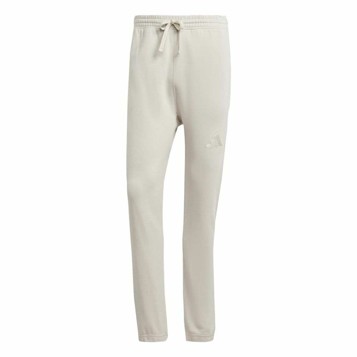 Pantalón Largo Deportivo Adidas All Szn French Terry Regular Tapered Blanco Beige Hombre