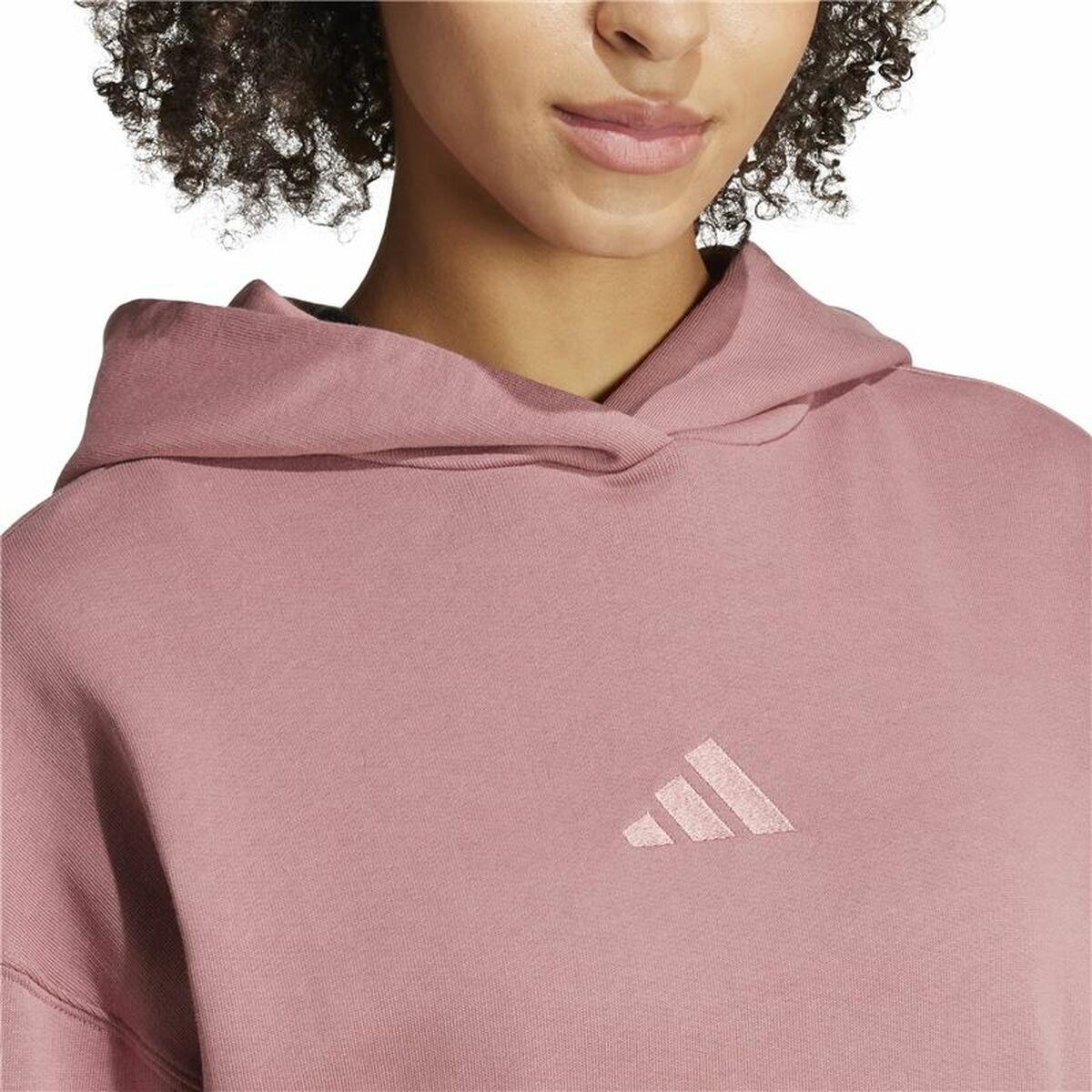 Sudadera con Capucha Mujer Adidas All Szn French Terry Loose Hoodie Rosa