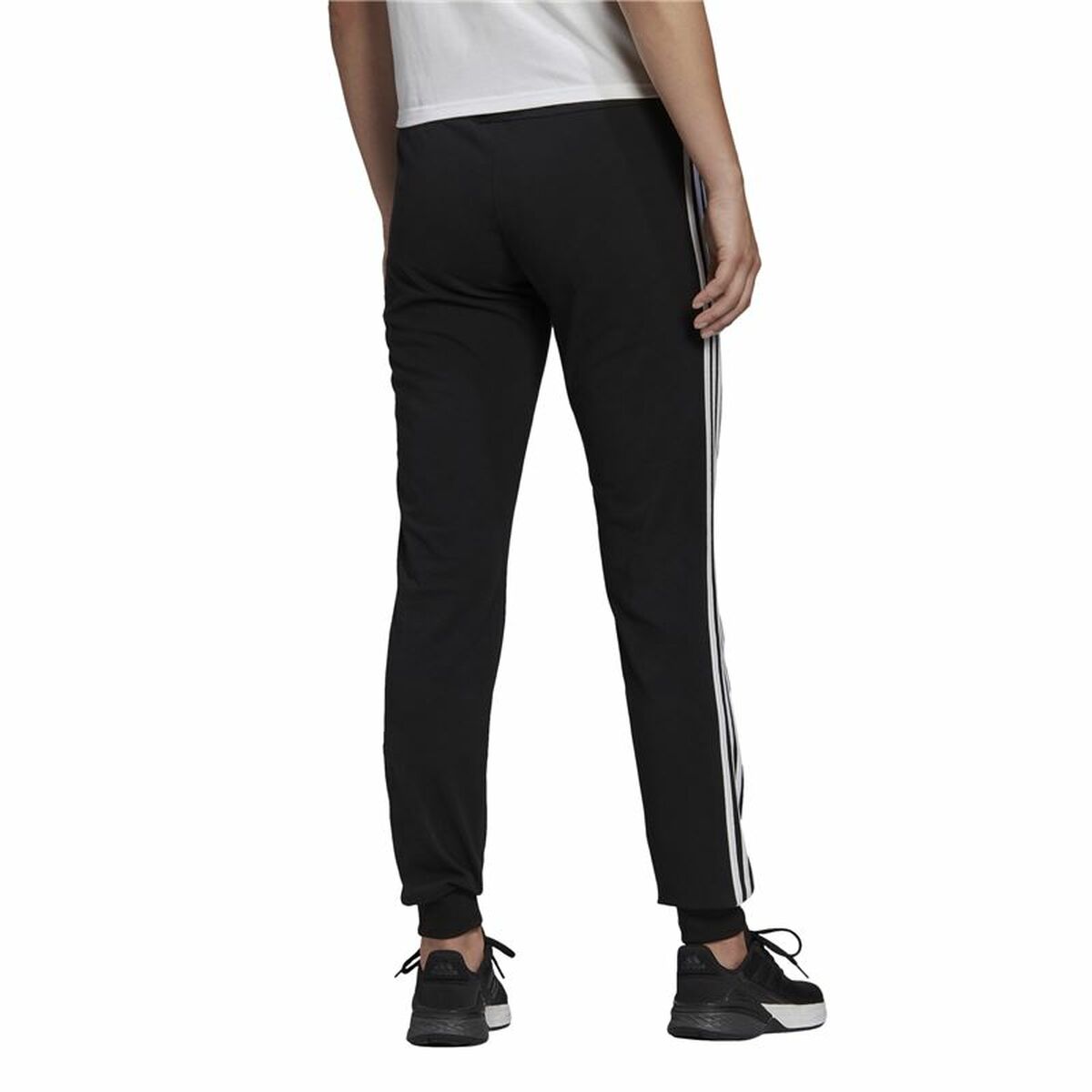 Pantalón Largo Deportivo Adidas 	3S Sj C Pt Negro Mujer