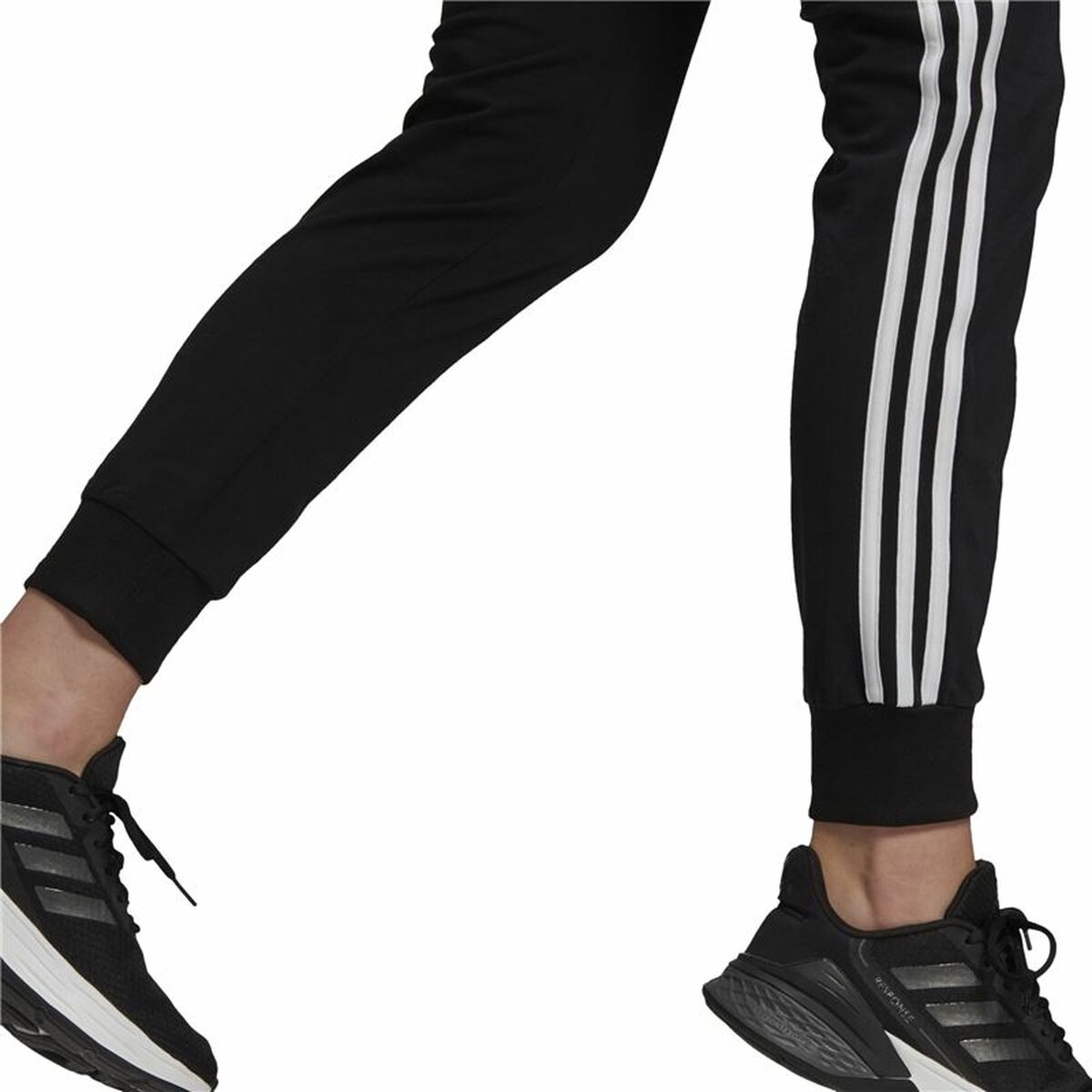 Pantalón Largo Deportivo Adidas 	3S Sj C Pt Negro Mujer