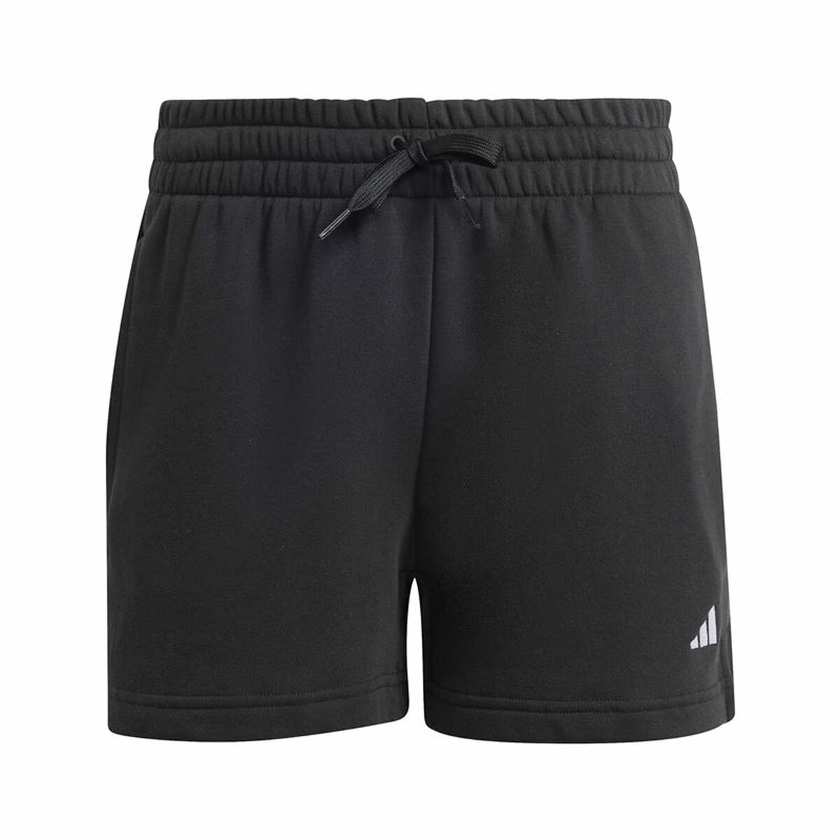 Pantalón Corto Deportivo Adidas Essentials Small Logo Fleece Shorts Negro