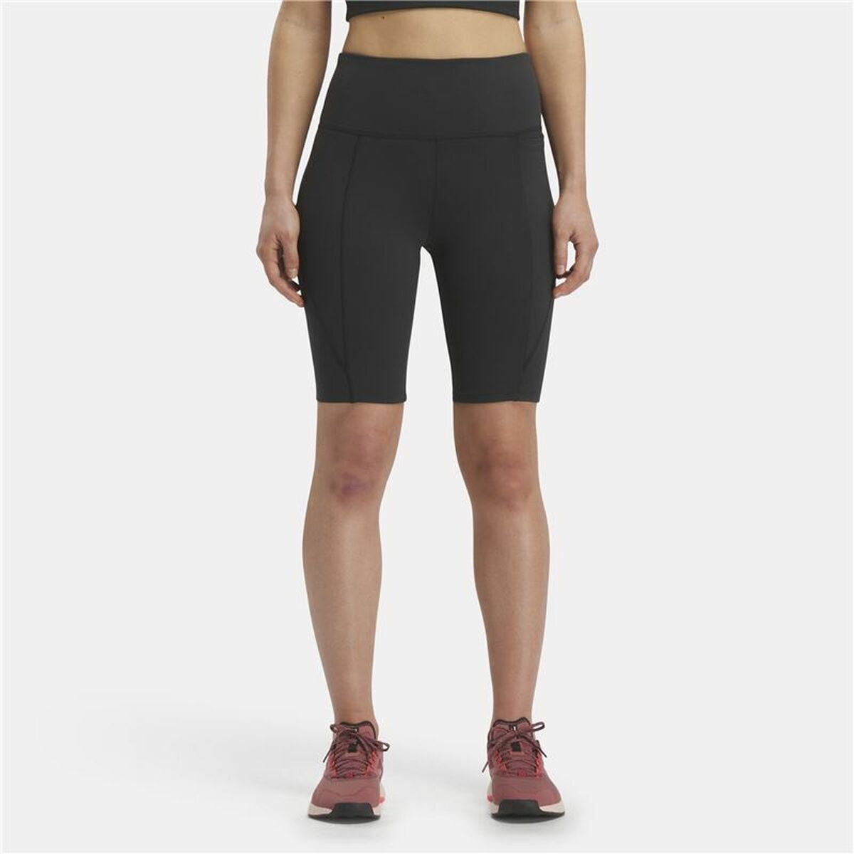 Mallas Deportivas de Mujer Reebok Identity Sl Fitted Short Negro