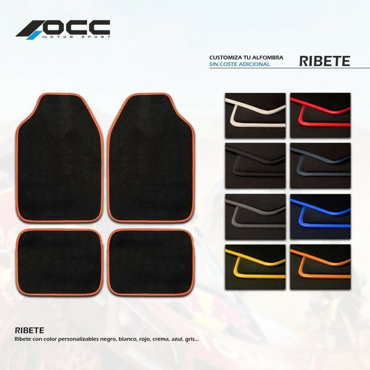 Set de Alfombrillas para Coche OCC Motorsport OCCSK0010 5 Piezas