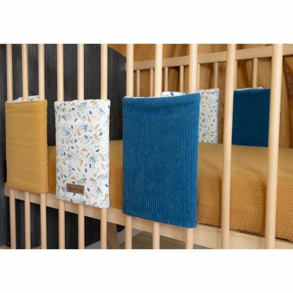 Protector de Cuna Domiva Marrón 25 Piezas