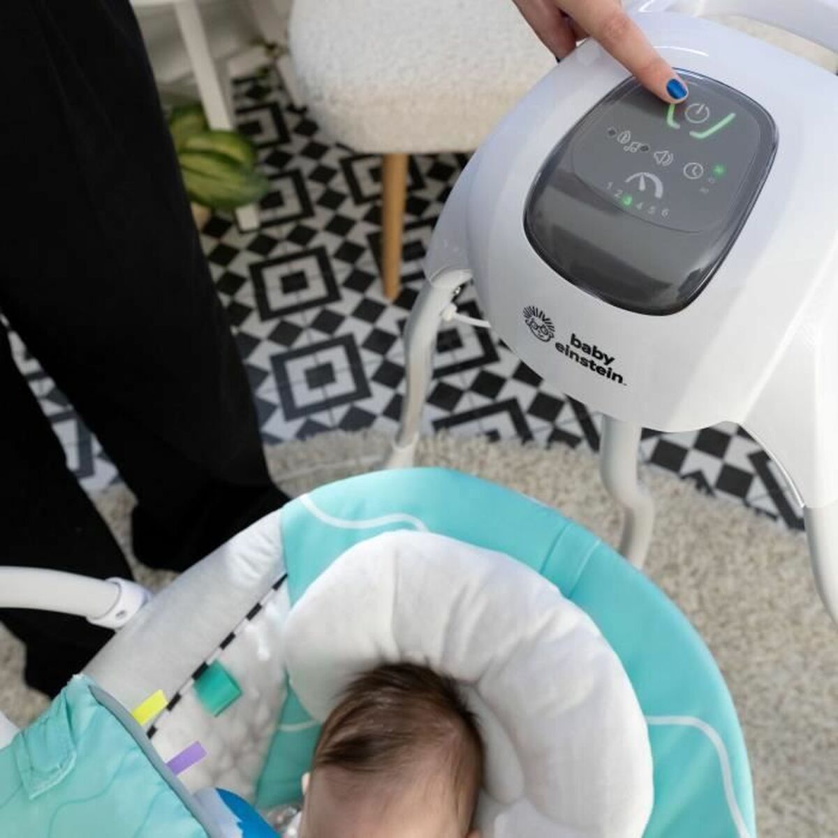 Hamaca para Bebé Baby Einstein Ocean Azul