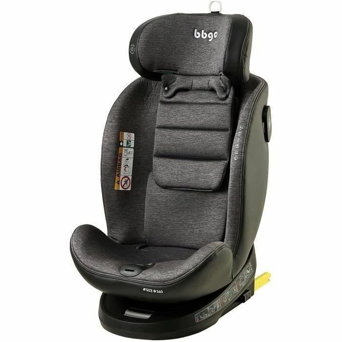 Silla para el Coche BBGO Gris 0 (de 0 a 10 kilos) 0+ (de 0 a 13 kilos) I (9 - 18 kg) II (15-25 kg) III (22 - 36 kg) Infantil ECE