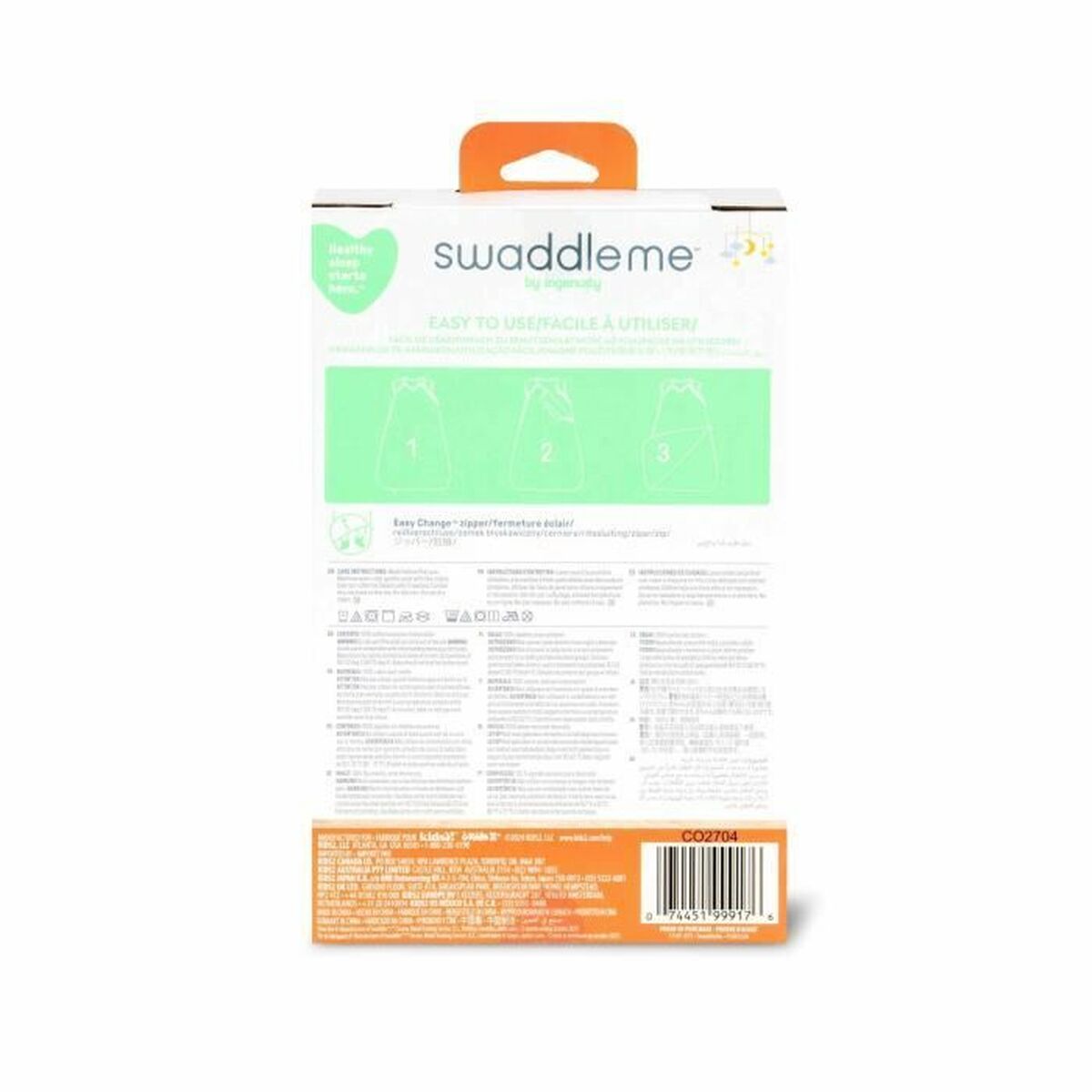 Saco de Dormir Ingenuity 6-18 Meses Algodón