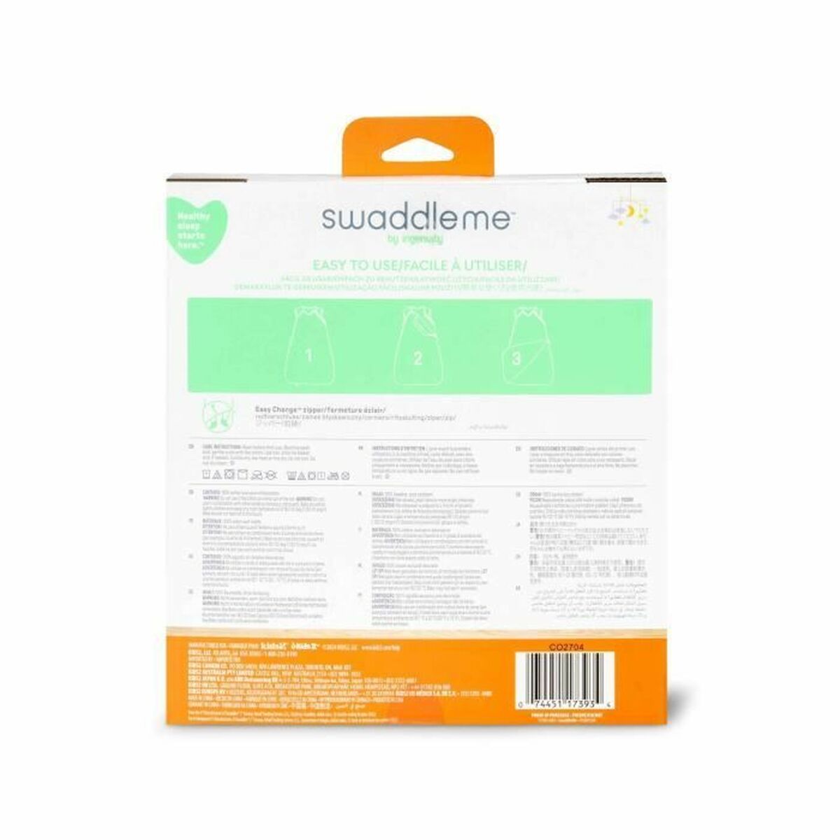 Saco de Dormir Ingenuity 6-18 Meses Algodón