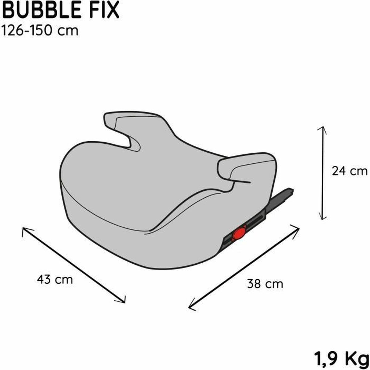 Silla para el Coche Nania Negro III (22 - 36 kg) Infantil ECE R129