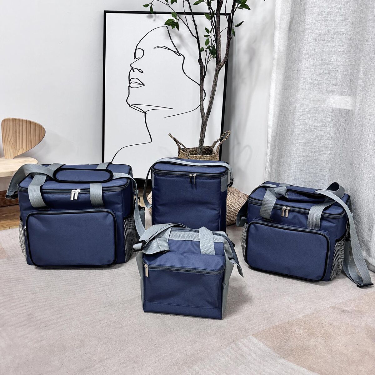 Fiambrera Versa Azul Gris 16 L