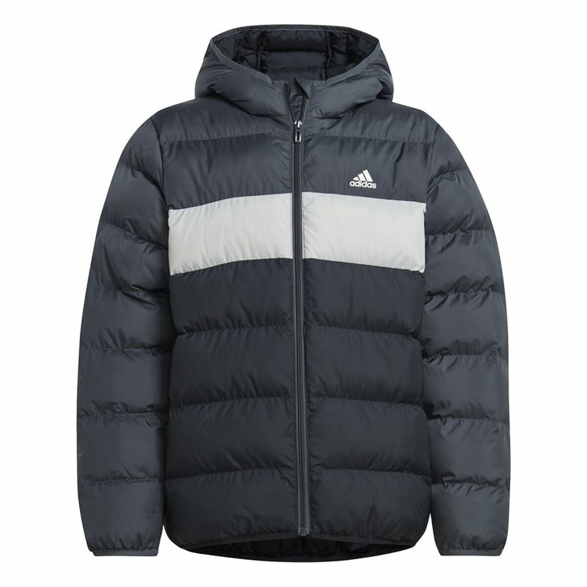 Chaqueta Deportiva para Niños Adidas Cazadora Synthetic Down Infantil Negro Gris
