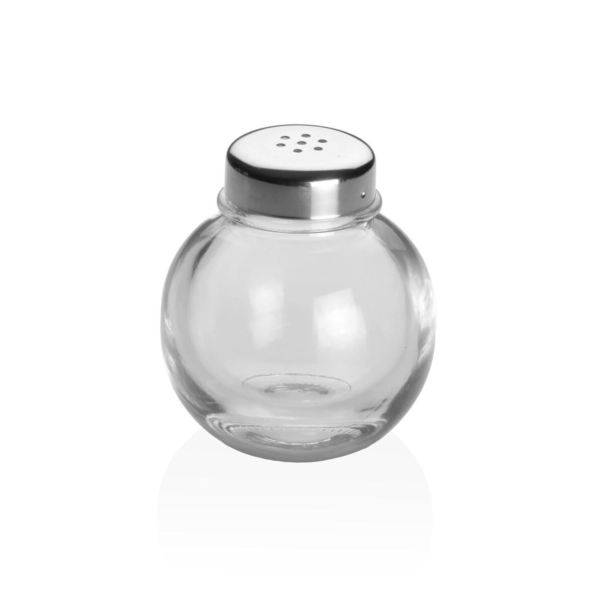 Salero y Pimentero Versa Metal Cristal