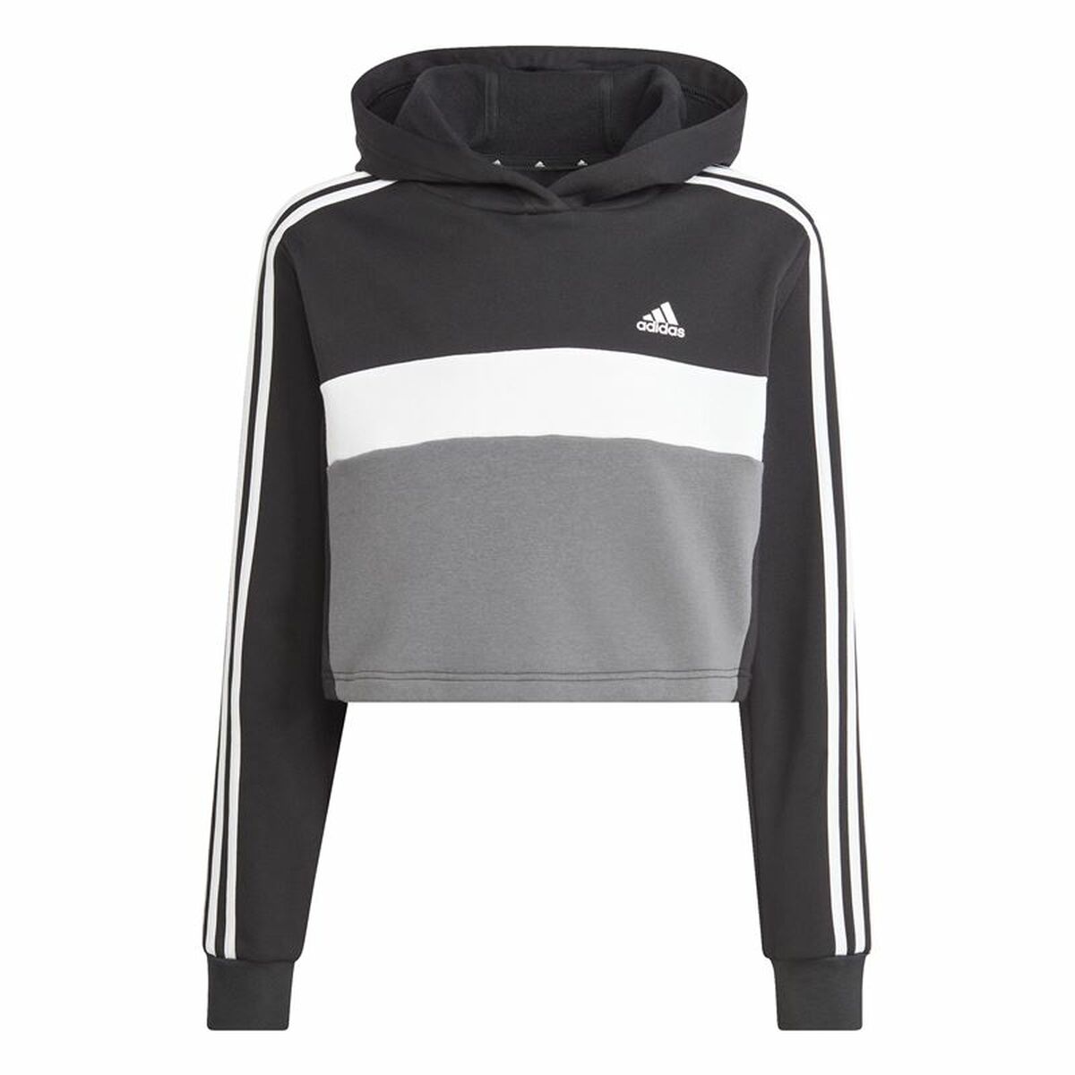 Chándal Mujer Adidas Tiberio 3- Stripes Colorblock Negro Gris