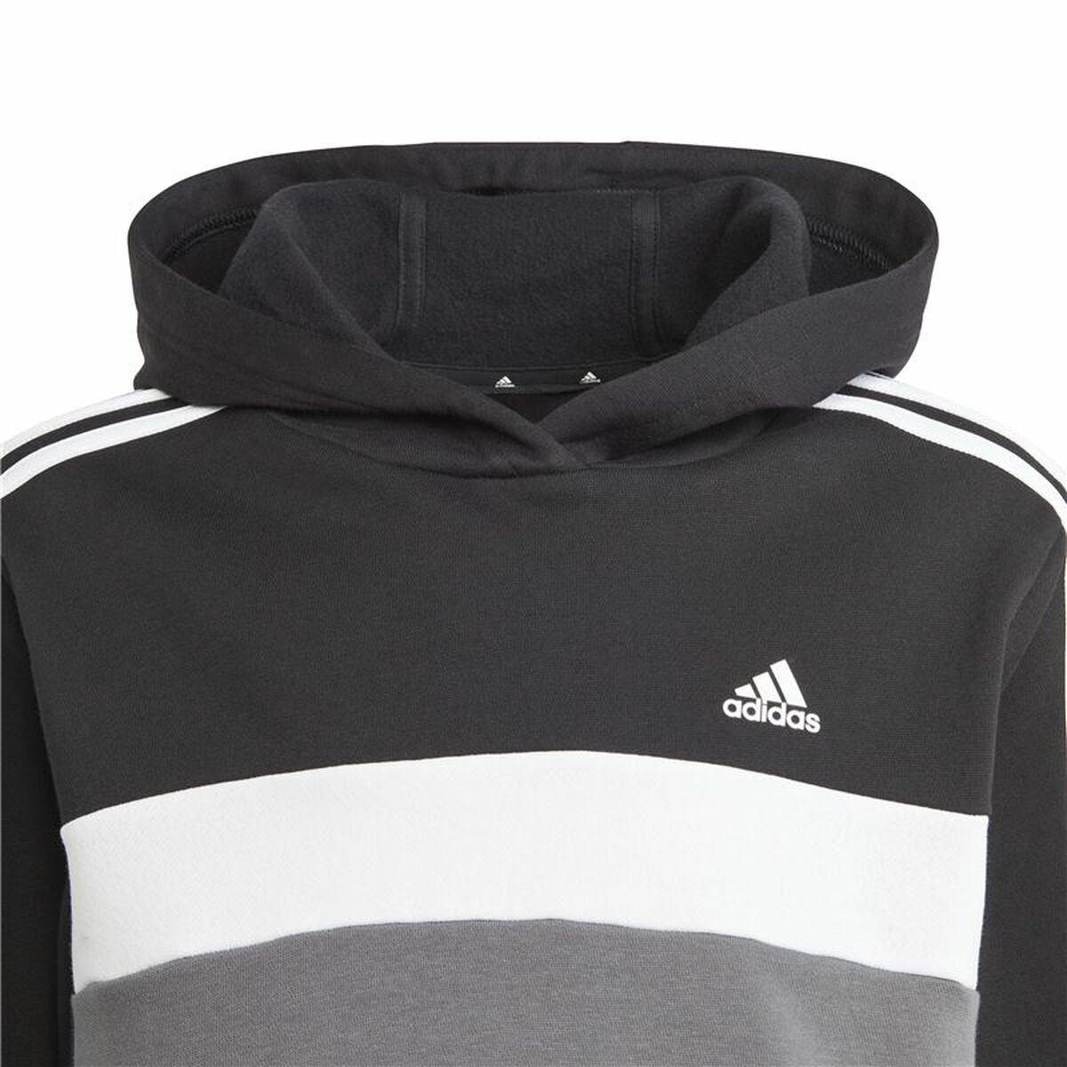 Chándal Mujer Adidas Tiberio 3- Stripes Colorblock Negro Gris