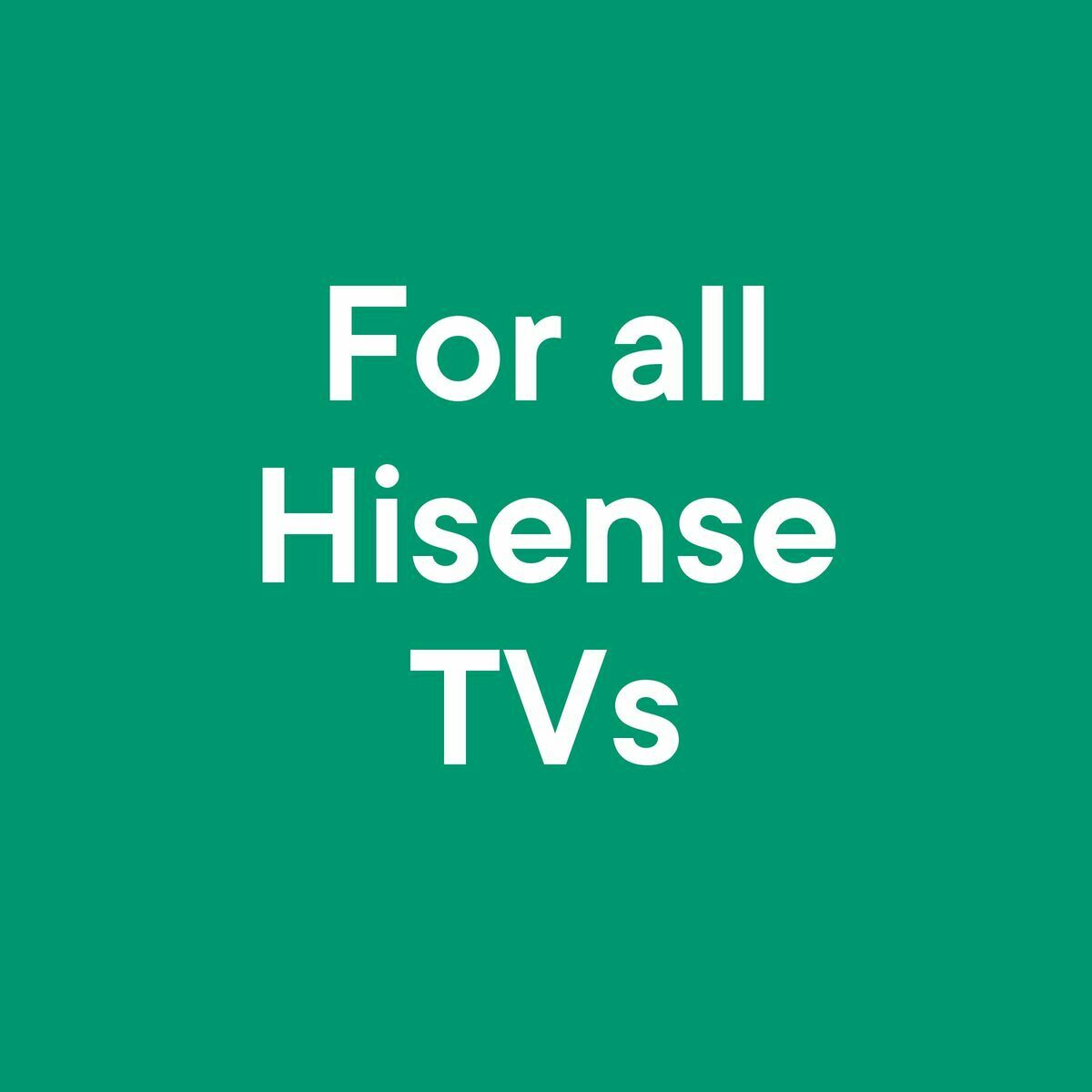 Mando a Distancia Universal para Hisense One For All Negro