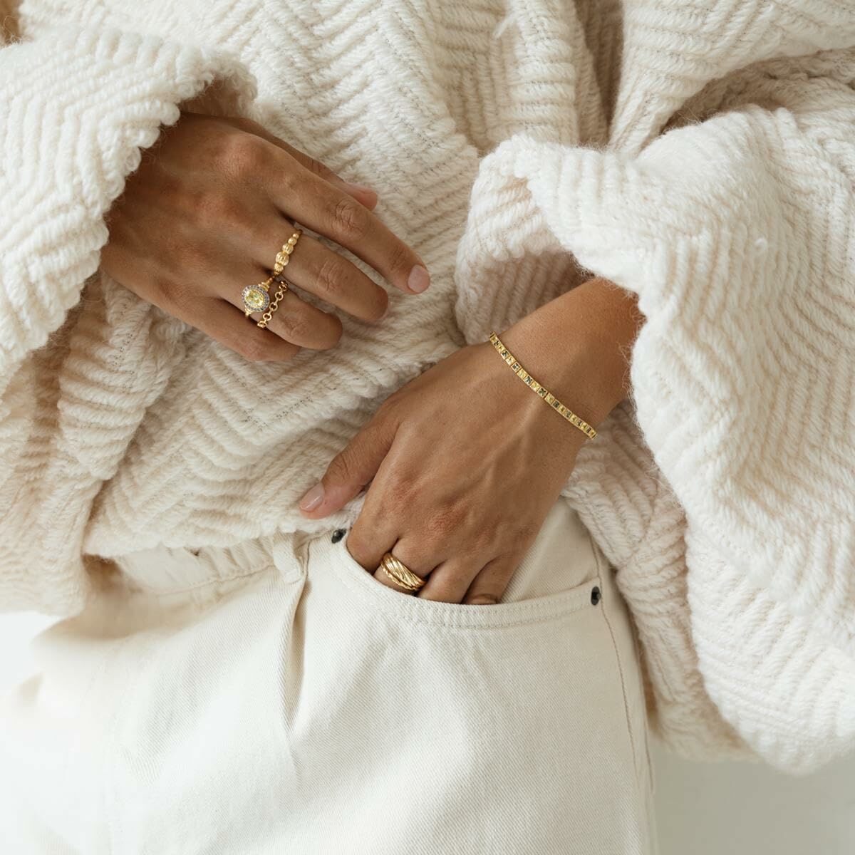 Anillo Mujer 24KAE 124142Y/54 Dorado 14