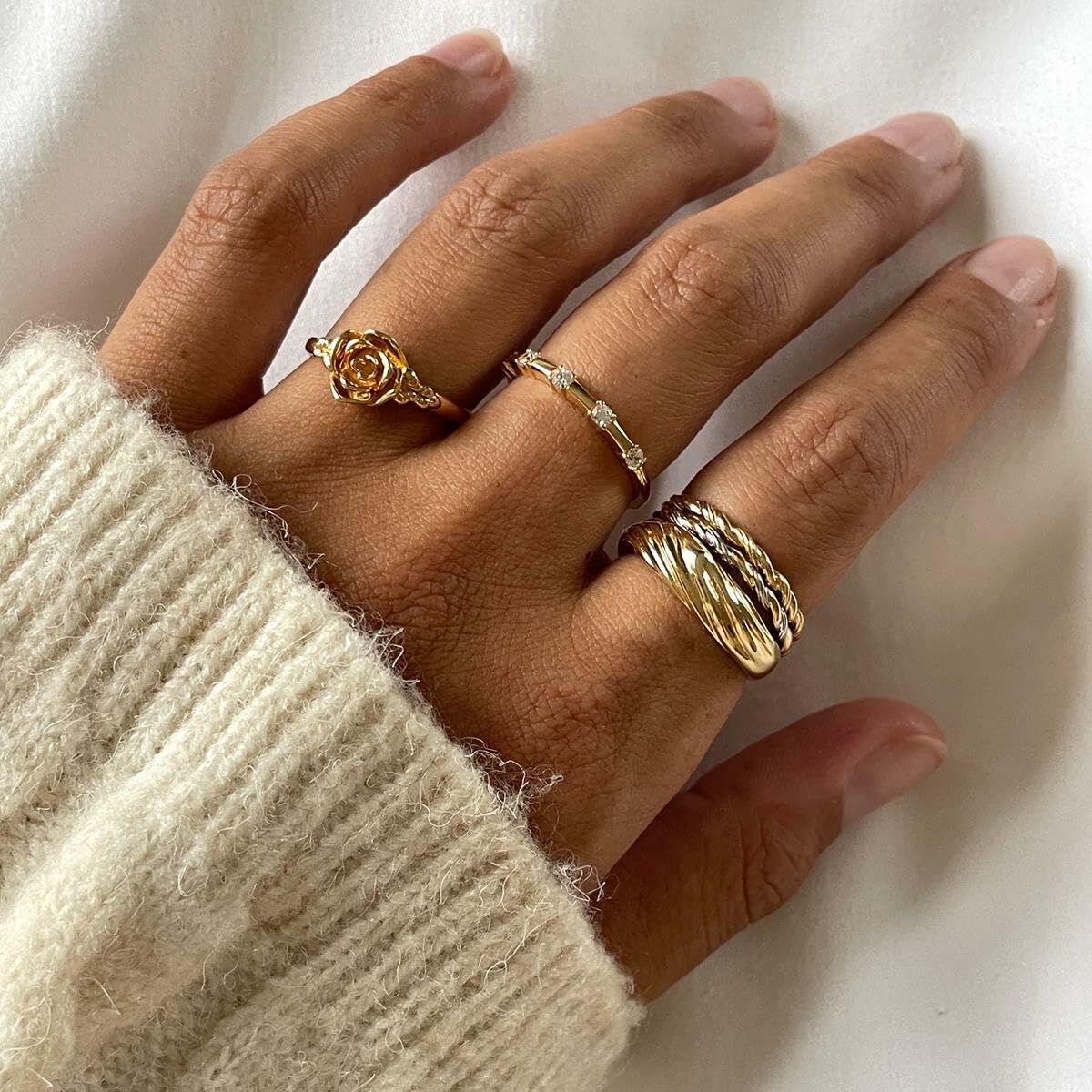 Anillo Mujer 24KAE 124142Y/56 Dorado 16