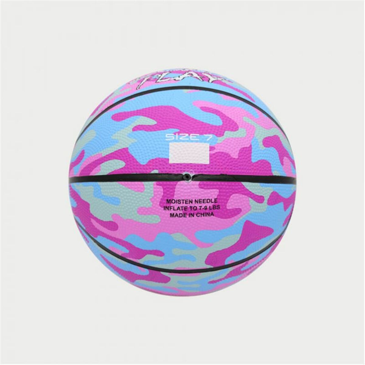 Balón de Baloncesto Peak Peak Camo Ball Azul Rosa claro (Talla 5)