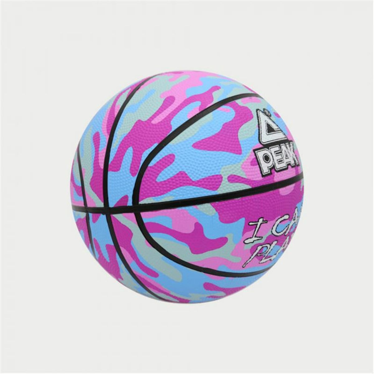 Balón de Baloncesto Peak Peak Camo Ball Azul Rosa claro (Talla 5)