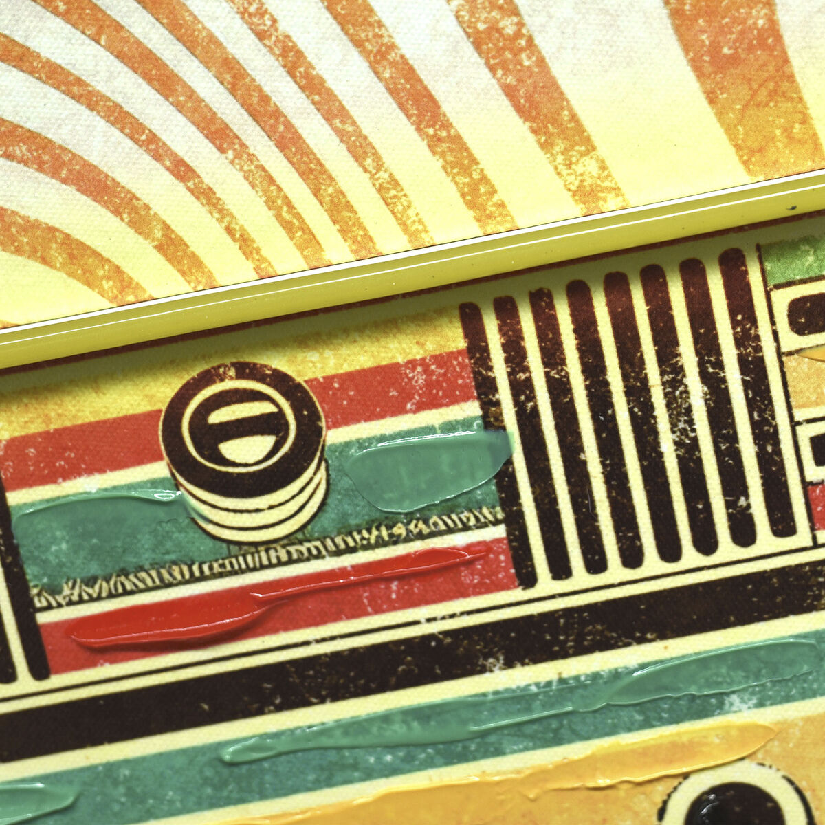 Lienzo Home ESPRIT Poliestireno Lienzo 63 x 3 x 93 cm