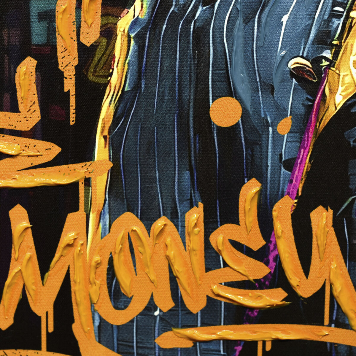 Cuadro con LED Home ESPRIT Poliestireno Lienzo 83 x 3,7 x 83 cm