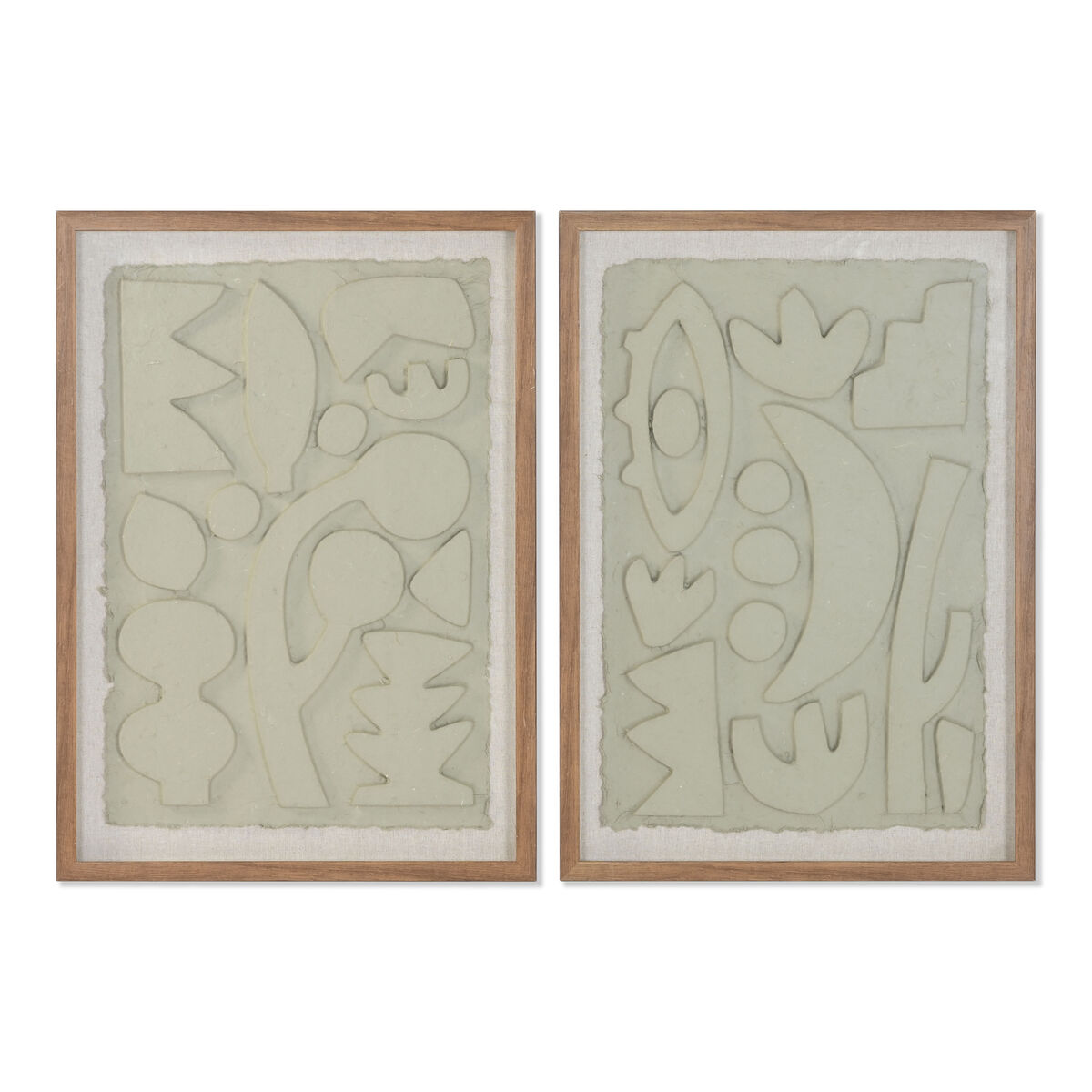 Cuadro Home ESPRIT Papel Cristal 50 x 3 x 70 cm