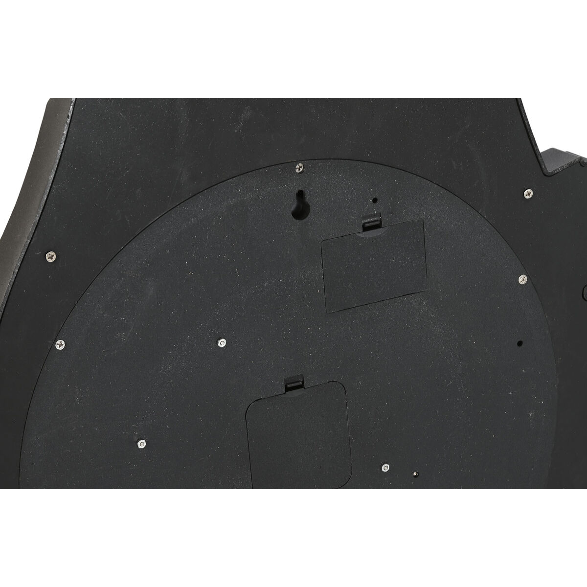 Reloj de Pared Home ESPRIT Negro Plateado Hierro