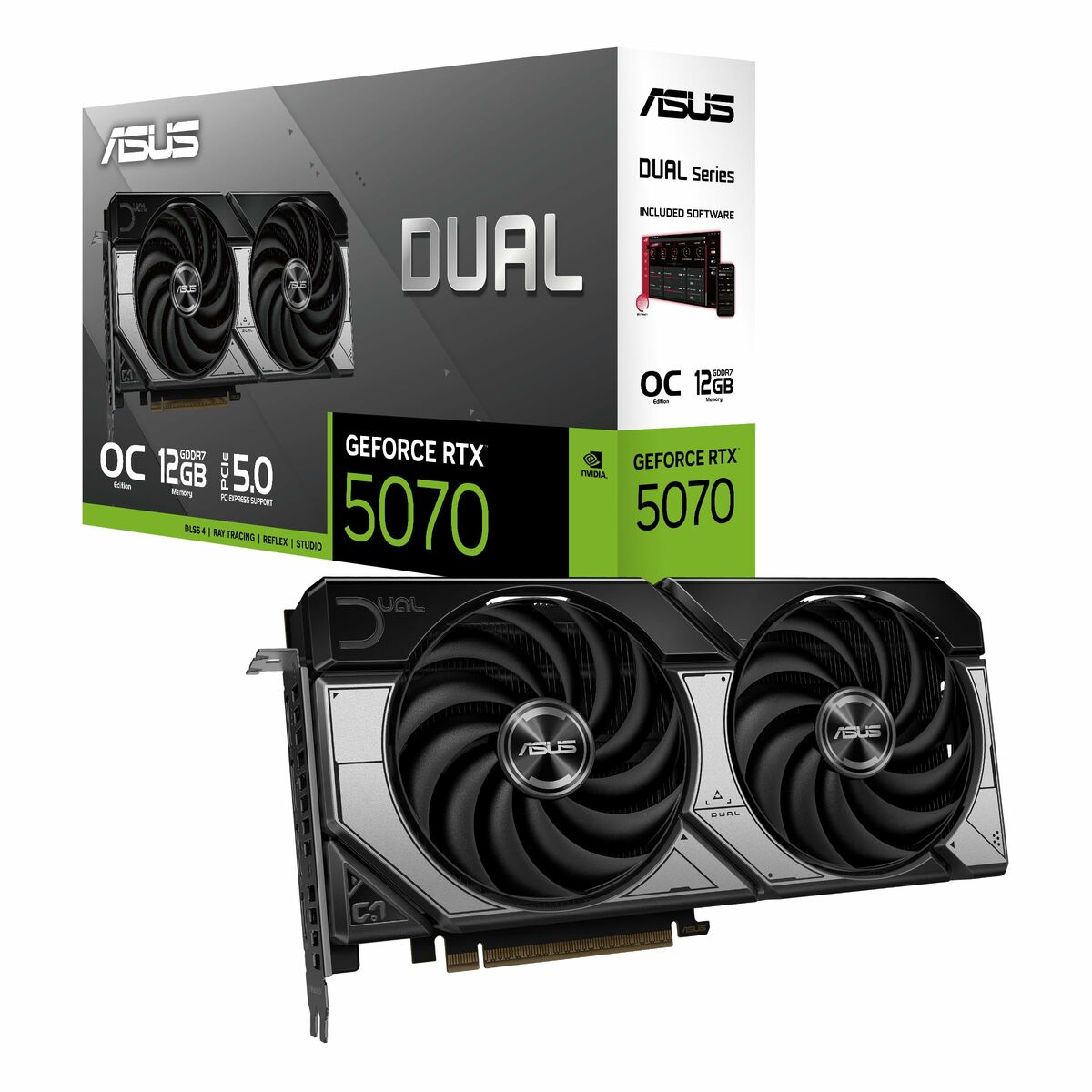 Tarjeta Gráfica Asus 90YV0M17-M0NA00 nvidia geforce rtx 5070 12 GB GDDR6
