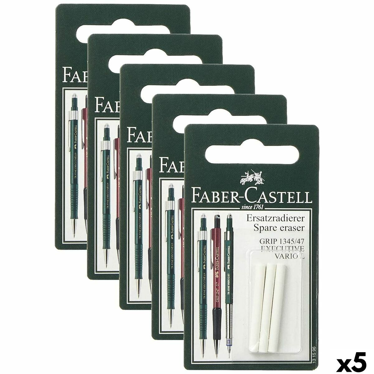 Lápiz Corrector Faber-Castell 3 Piezas (5 Unidades) (3 Unidades)