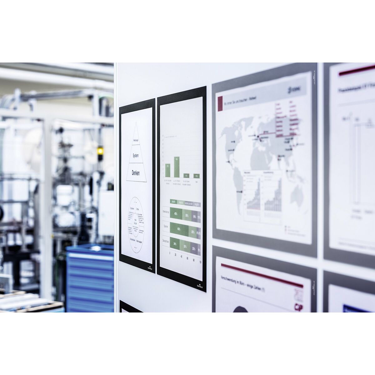 Marco de Fotos Magnético Durable Duraframe Magnetic A3 Negro